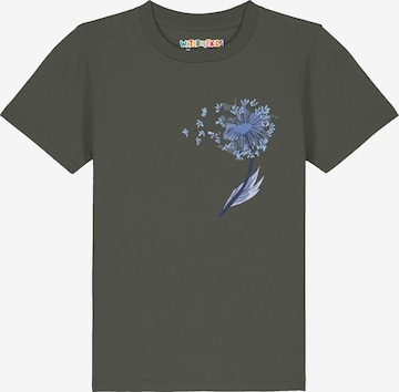 Maglietta 'Dandelion' di watabout.kids in verde: frontale