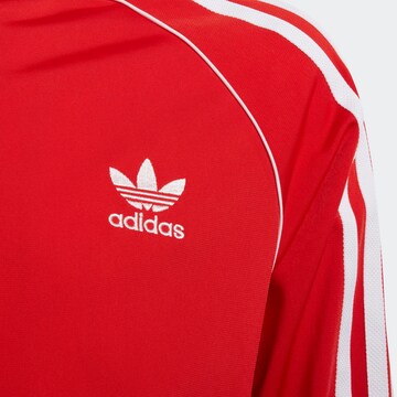 ADIDAS ORIGINALS Regular Sweat jacket 'Adicolor Sst' in Red