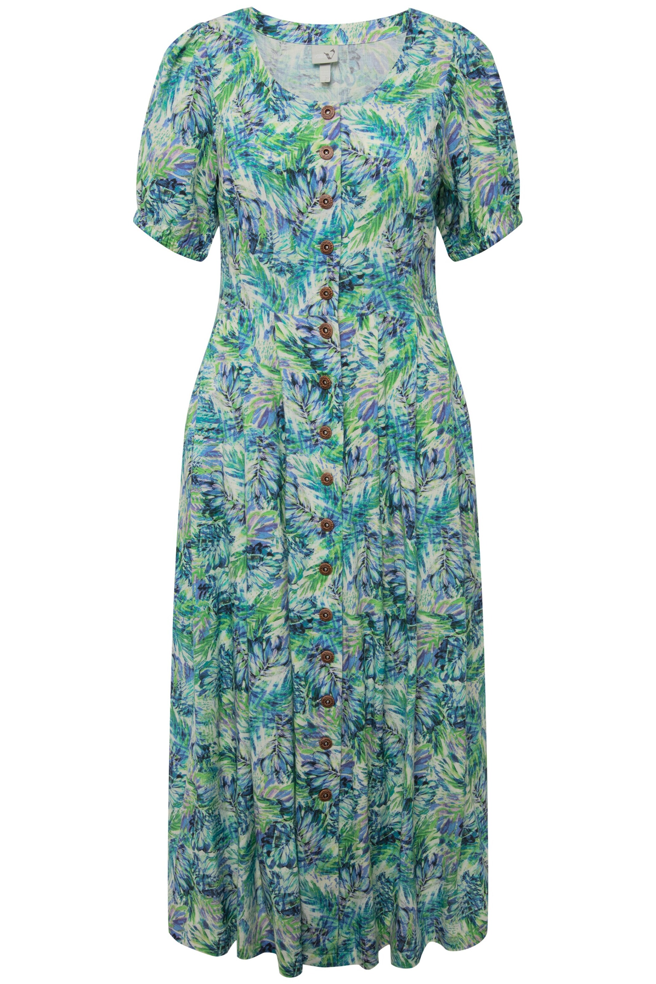 Ulla Popken Kleid in Blau: Vorderseite