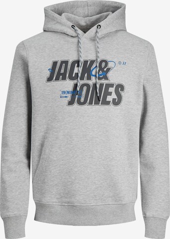 JACK & JONES Sweatshirt 'Black' in Grey: front