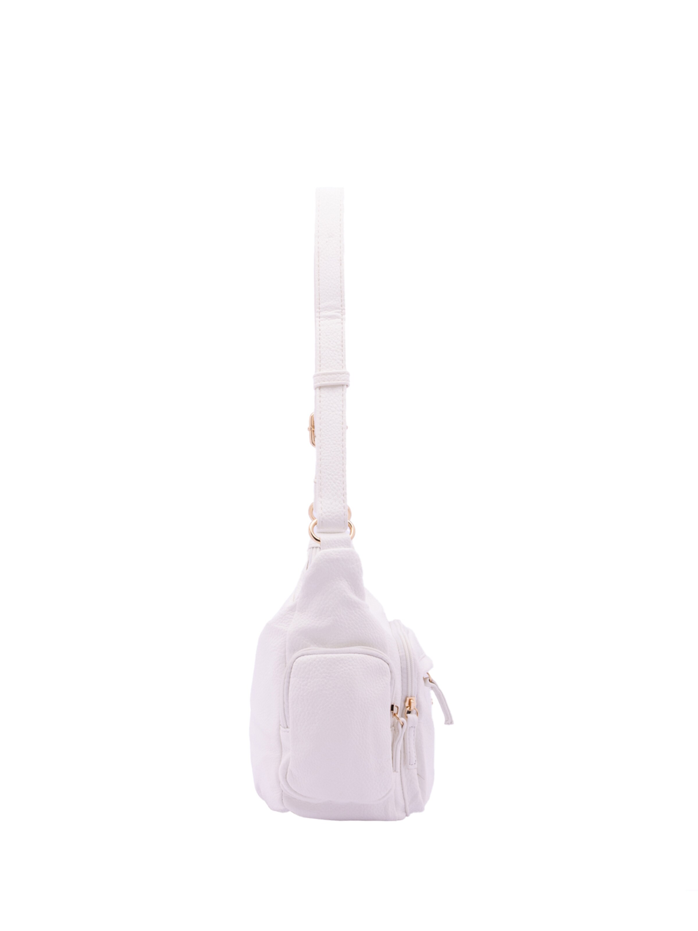 Borsa a spalla 'Borsa a Spalla Donna B Cavalli Ecopelle Zip' di B. Cavalli in bianco
