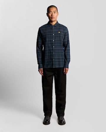 Lyle & Scott Regular Fit Skjorte i blå