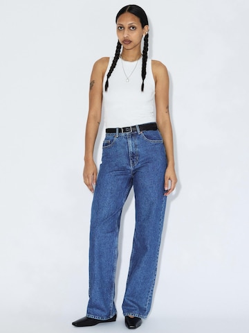 Dr. Denim Regular Jeans 'Echo High Straight' in Blauw