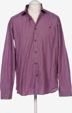 Ted Baker Button Up Shirt in XL in Purple: front