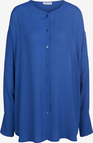 St. Emile Blouse in Blauw: voorkant