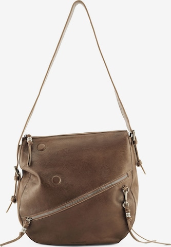 FREDsBRUDER Umhängetasche 'My Forever Friend' in Braun: Vorderseite