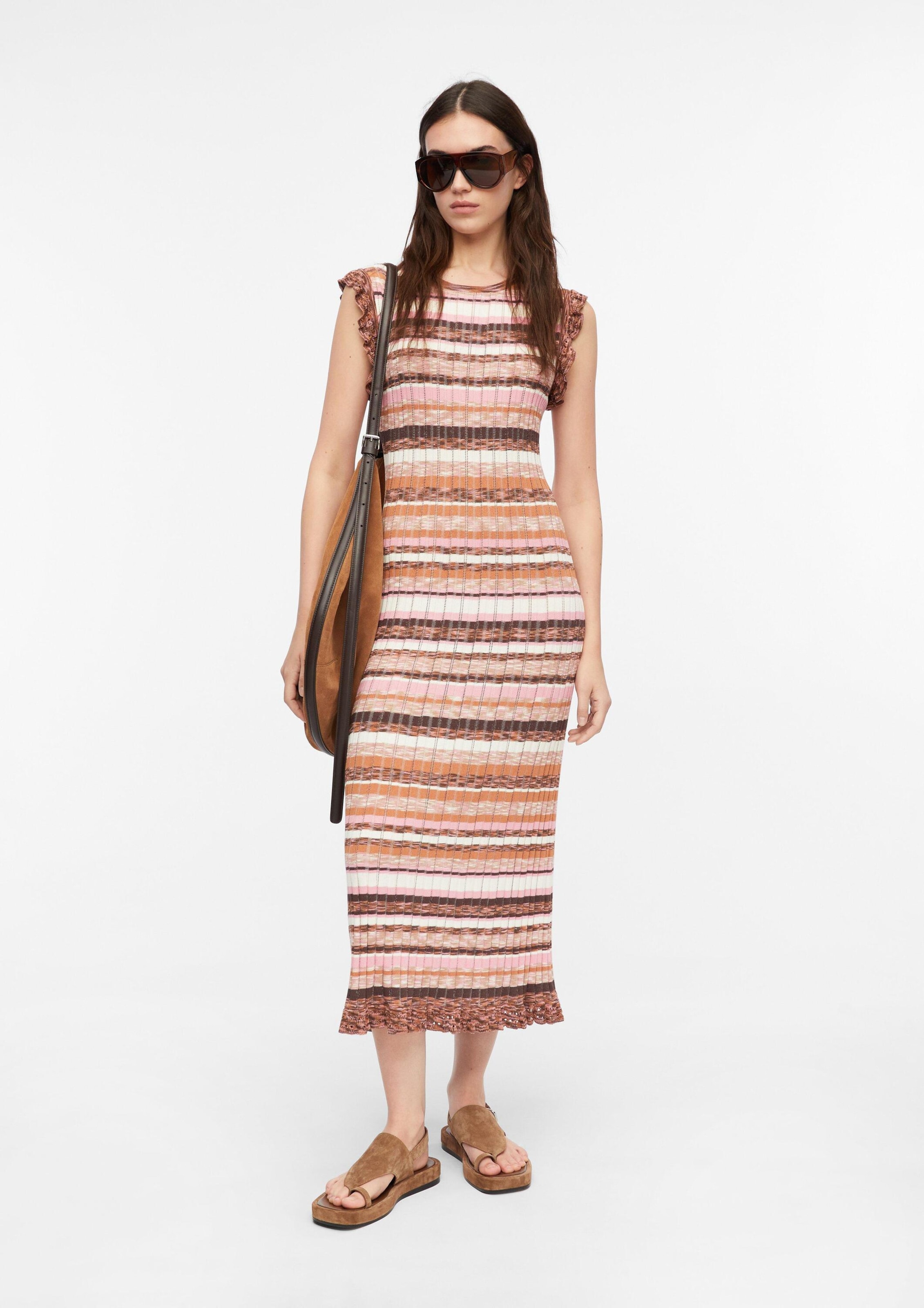 COMMA Kleid in Beige