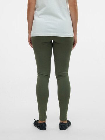 MAMALICIOUS Skinny Leggings 'MLEmma' in Green