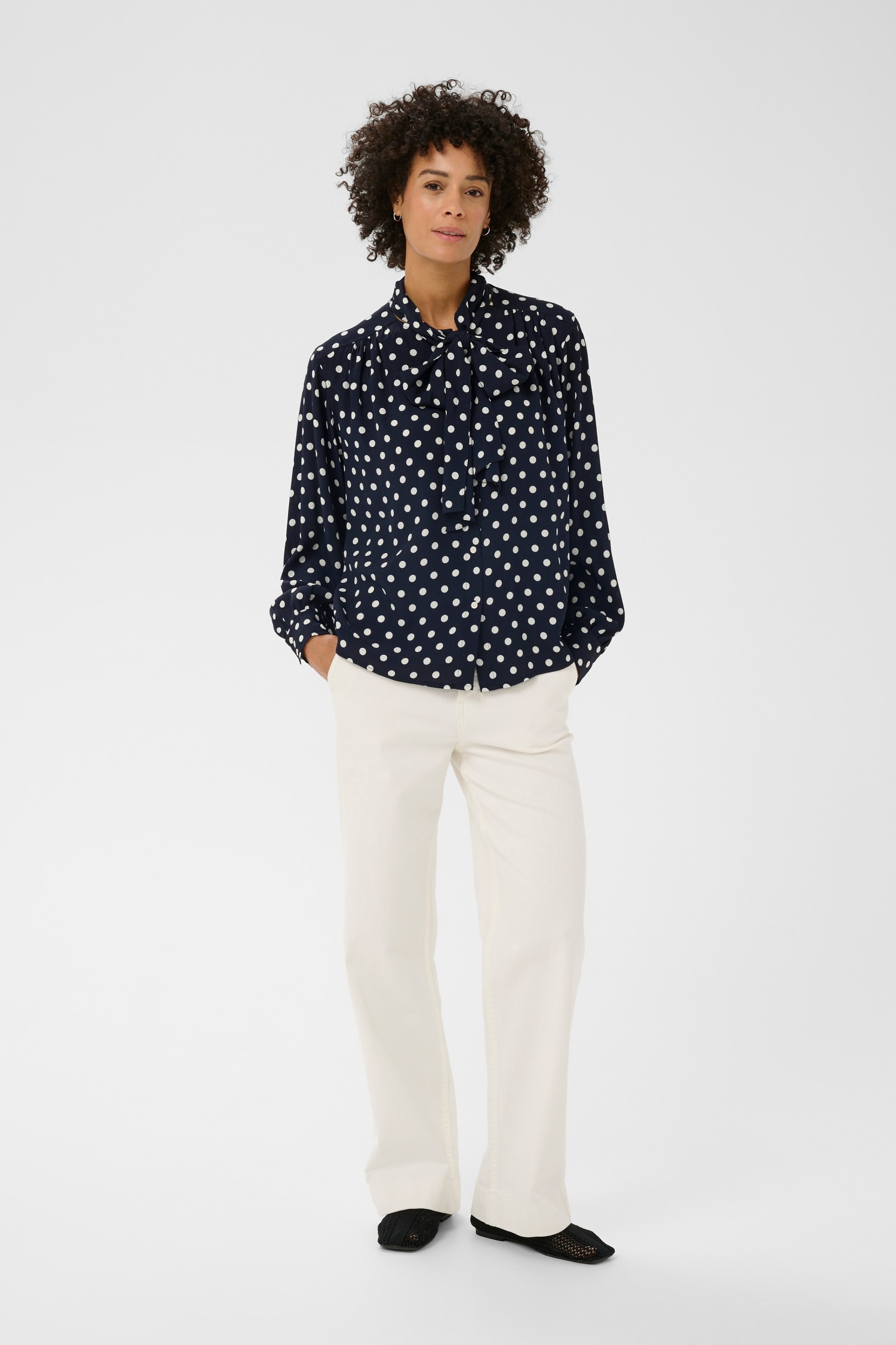 Chemisier 'YaninaPW' Part Two en bleu