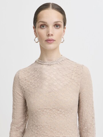 ICHI - Vestido ' IXLACEY ' en beige