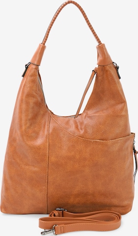 HARPA Shoulder Bag 'COVE' in Brown: front