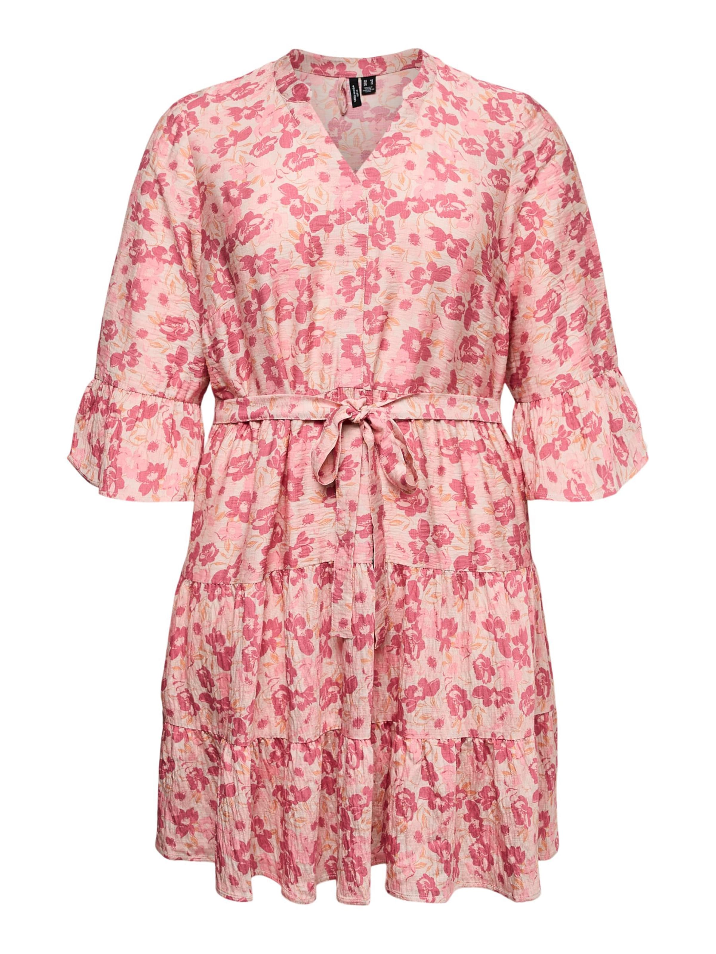 Abito 'VMCVERA' di Vero Moda Curve in rosa: frontale