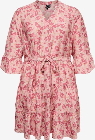 Abito 'VMCVERA' di Vero Moda Curve in rosa: frontale