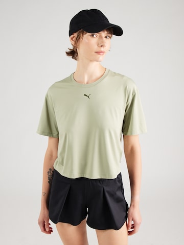 PUMA Funkcionalna majica 'CLOUDSPUN' | zelena barva: sprednja stran