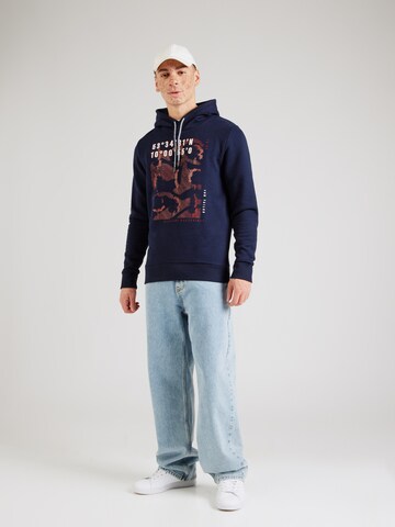 Sweat-shirt TOM TAILOR en bleu