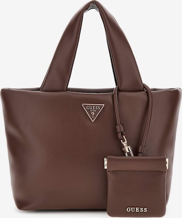 GUESS Schultertasche 'Sunetra' in Braun: Vorderseite