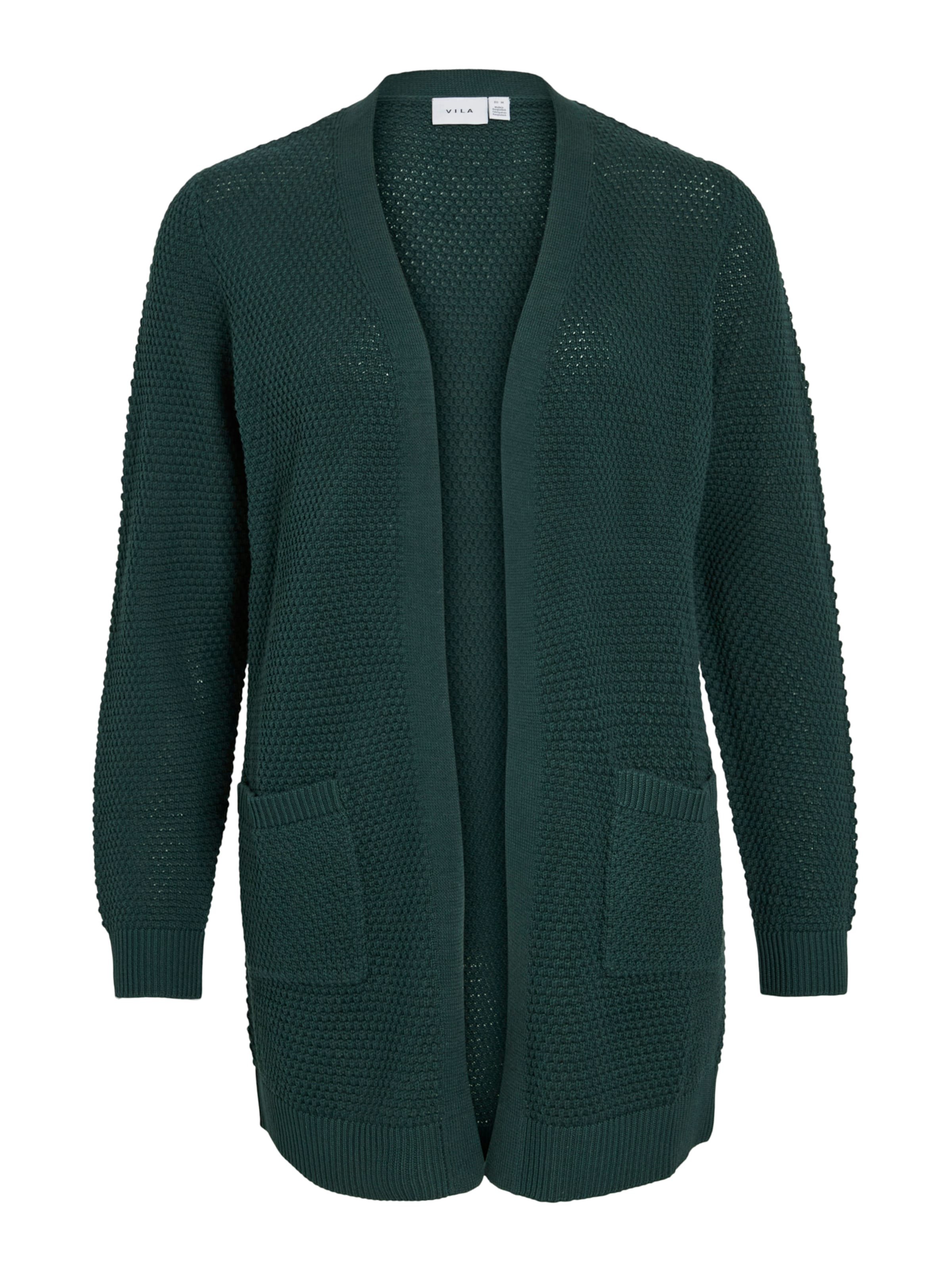 VILA Knit cardigan 'VIDalo' in Green: front
