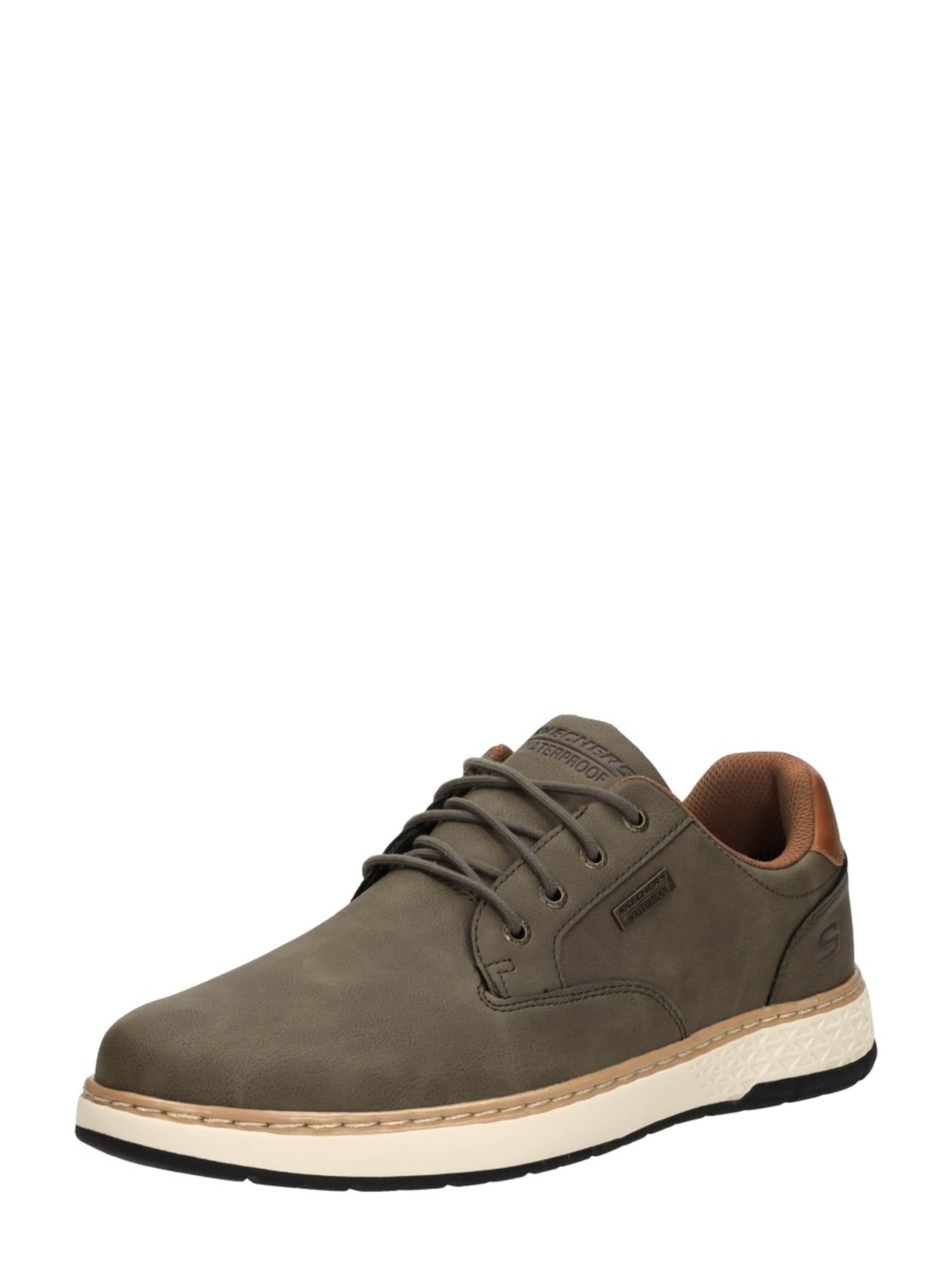 SKECHERS Sportieve veterschoen 'Garlan' in Groen