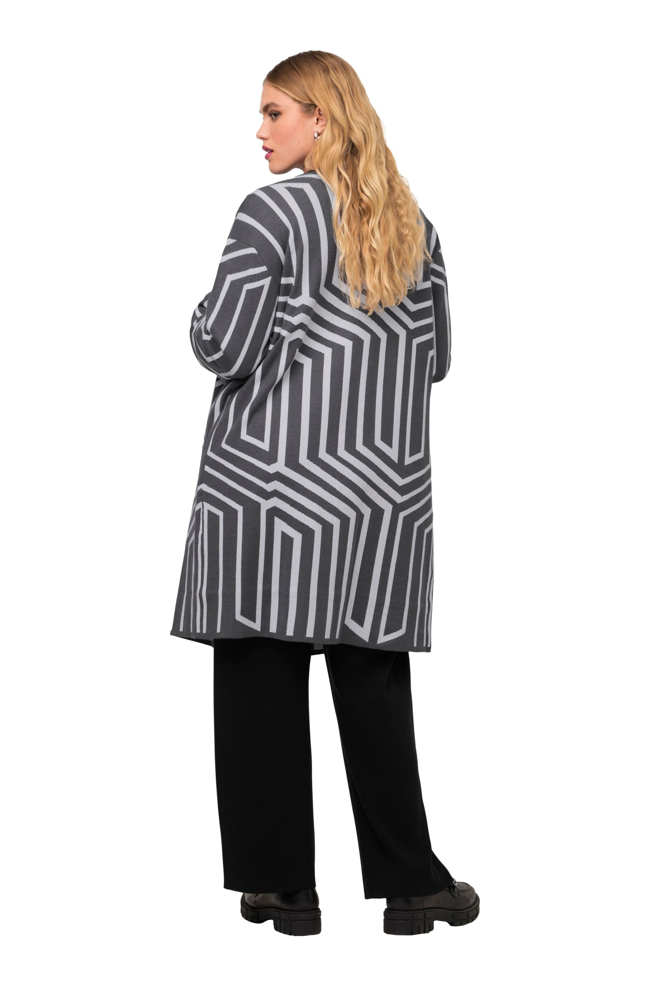 Cardigan Ulla Popken en gris