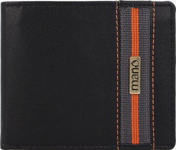 mano Wallet 'Don Leonardo' in Black: front