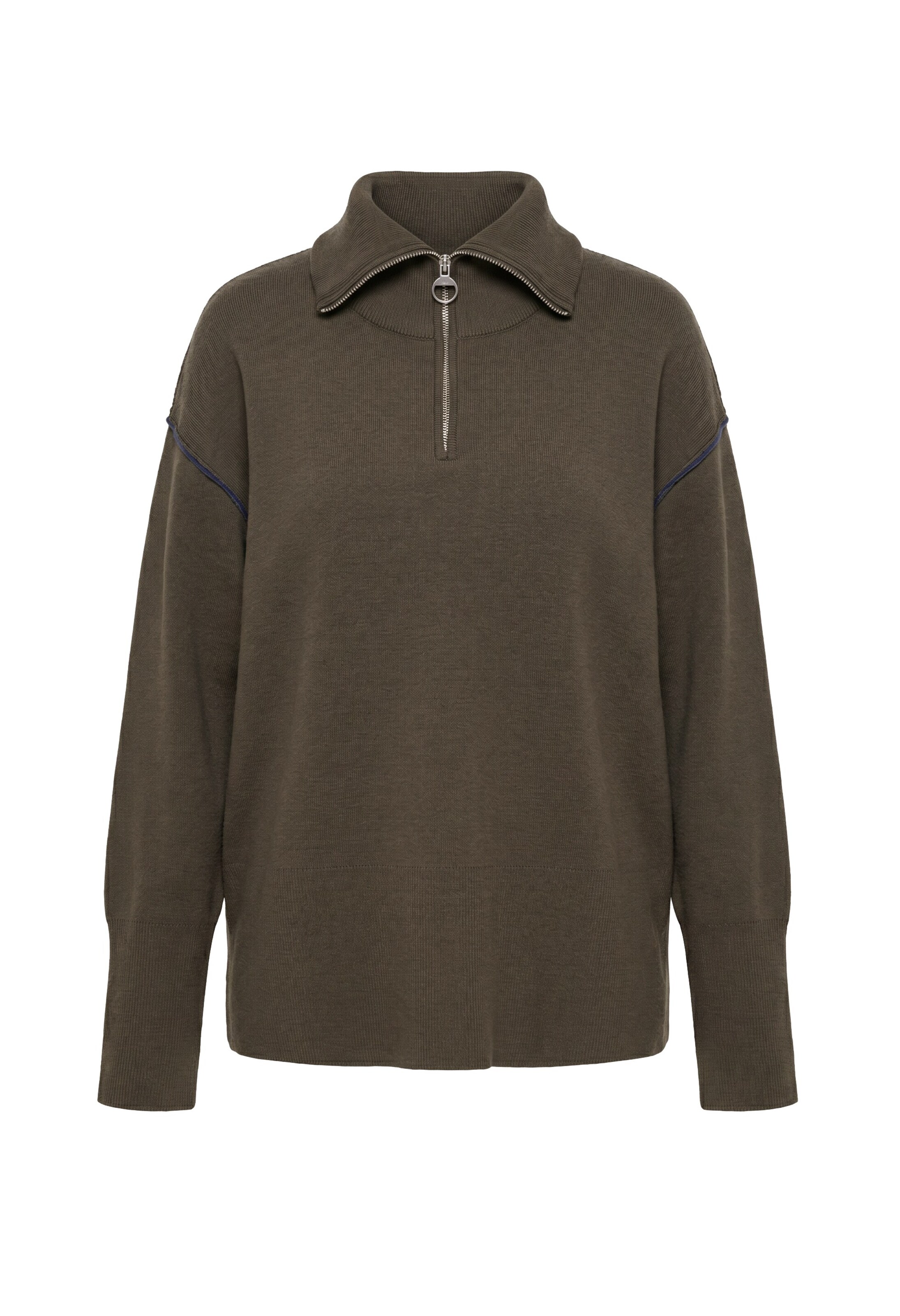 Ulla Popken Pullover in Grün: Vorderseite