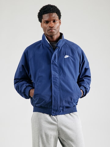 Nike Sportswear Jacke 'CLUB FUTURA' in Blau: Vorderseite
