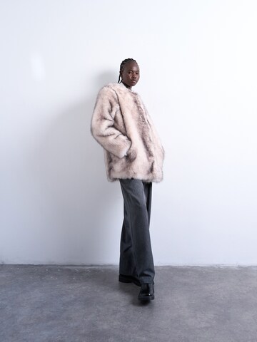 TOPSHOP Χειμερινό μπουφάν 'OLIVIA' σε λευκό