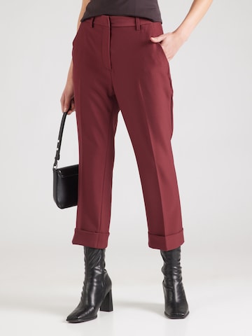 DKNY Regular Панталон с ръб в червено: отпред