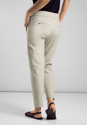 STREET ONE Slim fit Cargo Pants in Beige