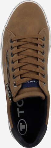 TOM TAILOR Sneaker in Braun