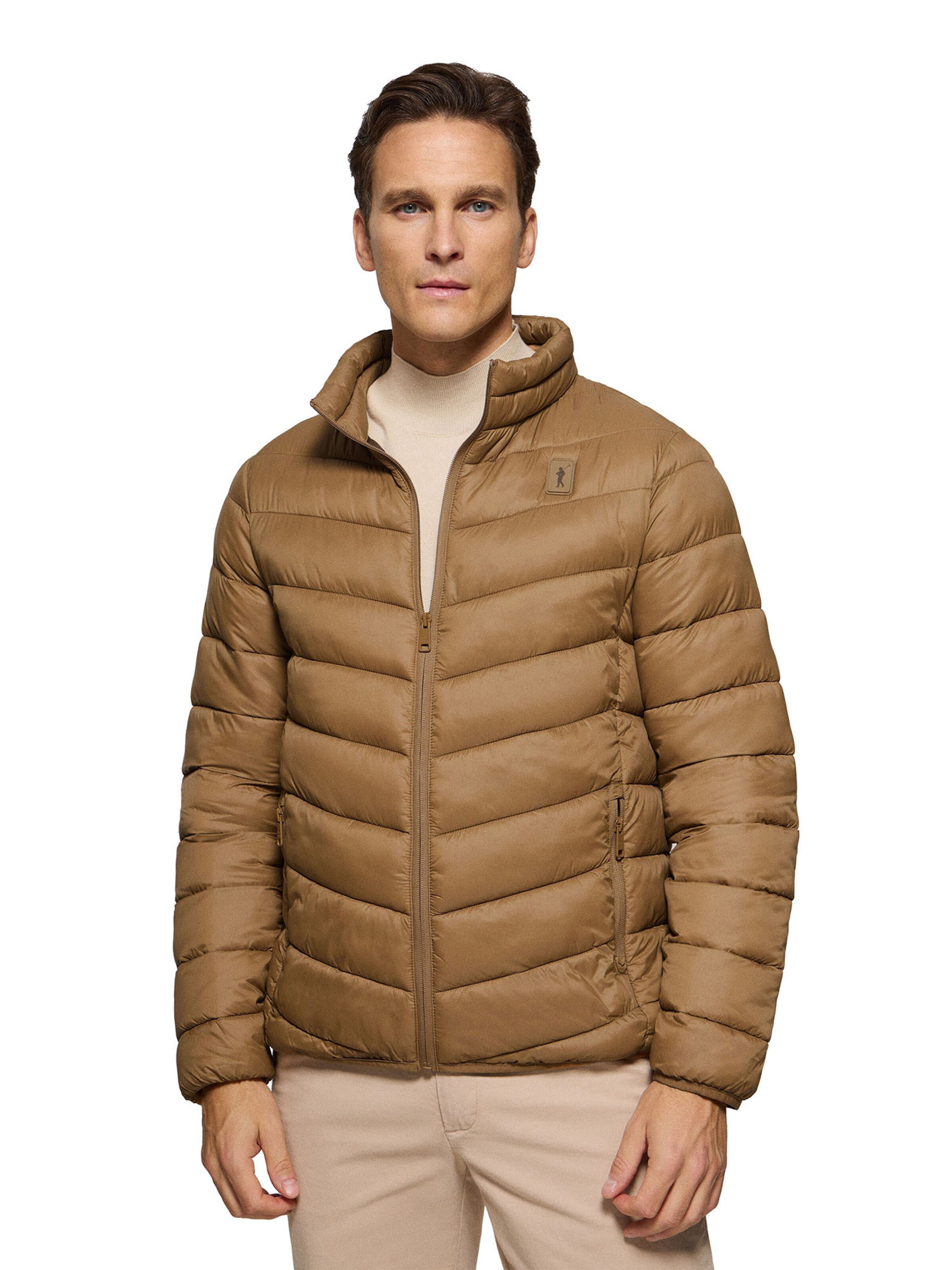 Polo Club Performance Jacket in Brown: front