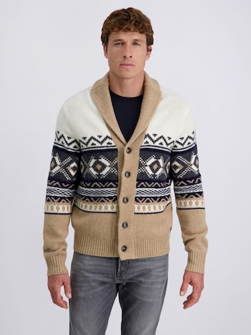 Vestes en maille PIERRE CARDIN en beige : devant