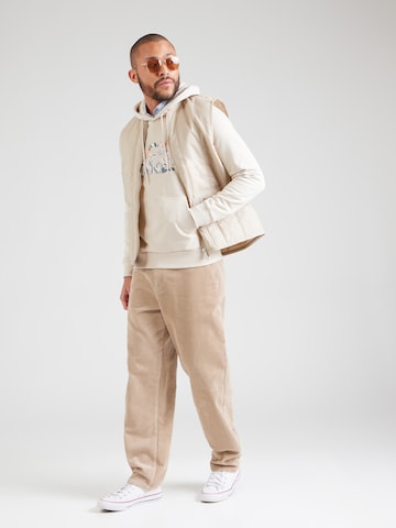 JACK & JONES Sweatshirt 'JJEBryan' in Beige