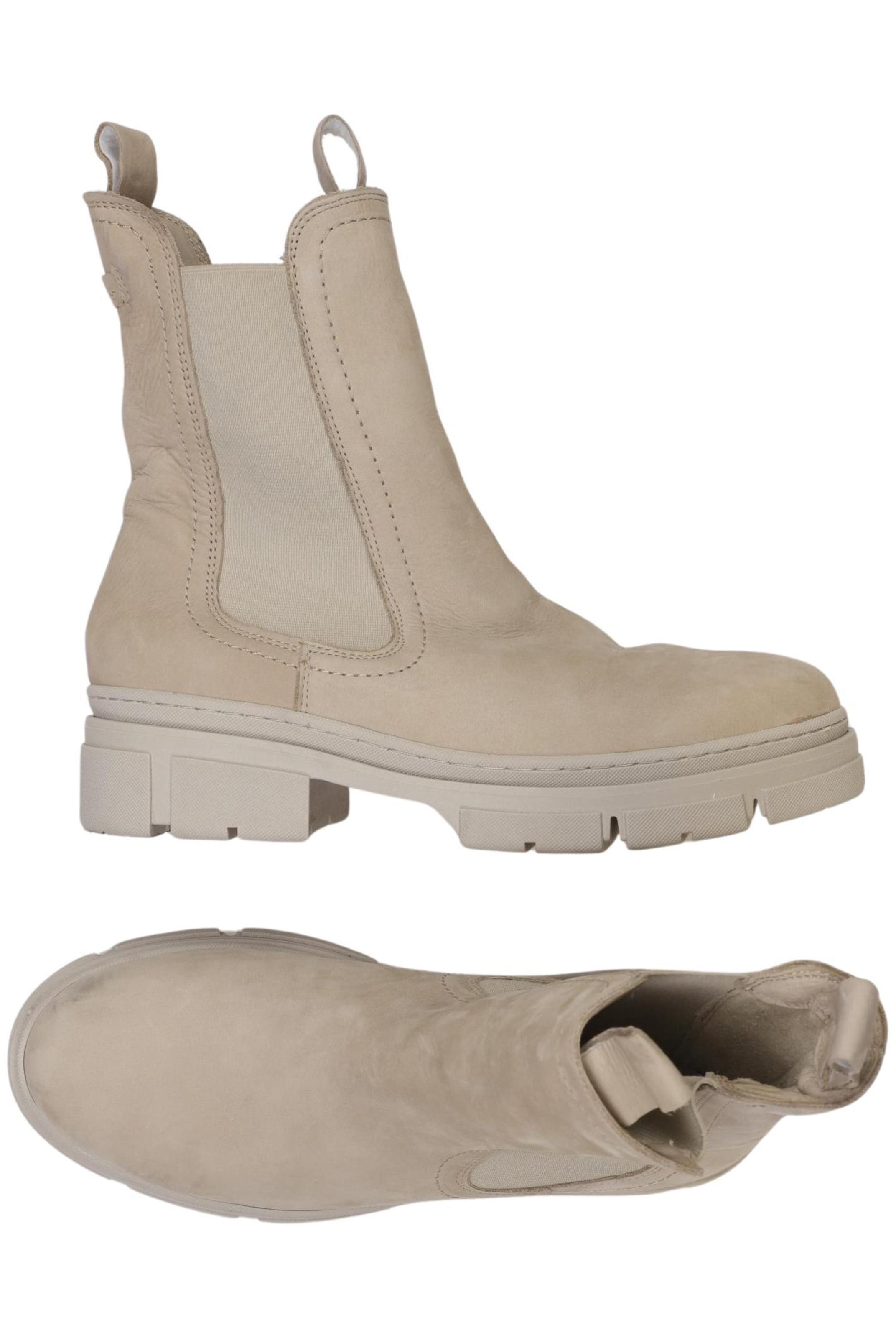 Tamaris Dress Boots in 37 in Beige: front