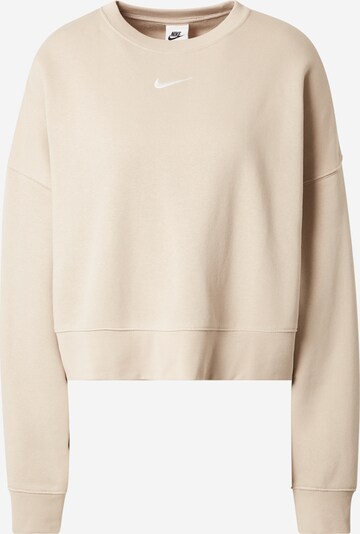 Nike Sportswear Mikina - béžová / biela, Produkt