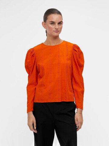OBJECT Bluza 'ANDIA' | oranžna barva: sprednja stran