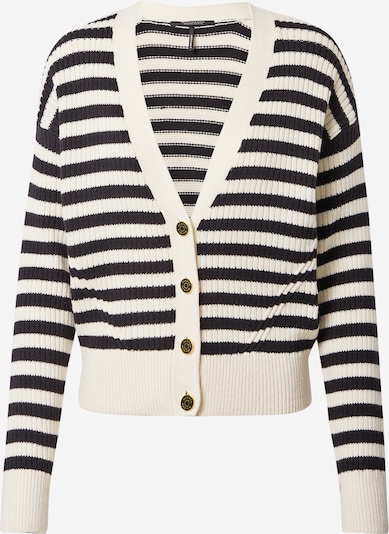 SCOTCH & SODA Knit cardigan 'Chunky' in Black / White, Item view