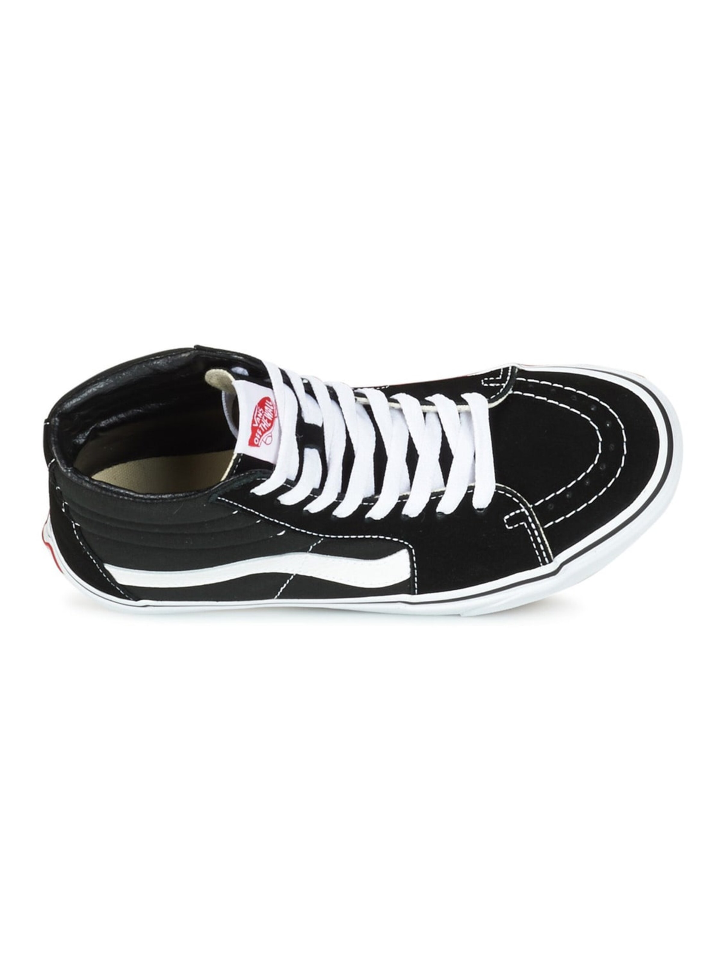 Scarpa stringata sportiva 'UA SK8-HI BLACK / WHITE' di VANS in nero