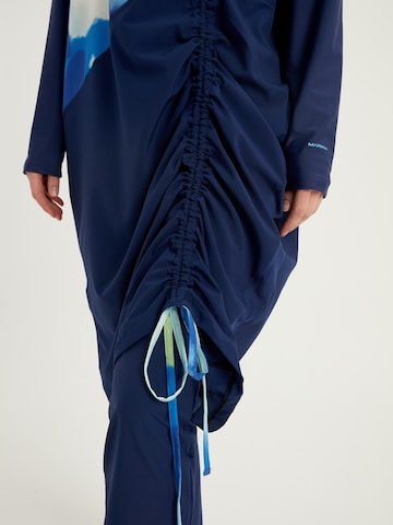MARINA High neck Swimsuit in Blue