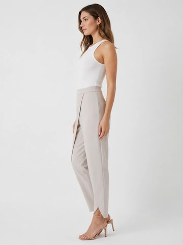 Madnezz House Regular Trousers 'Spodnie Palazzo Wrap Light Beige' in Beige