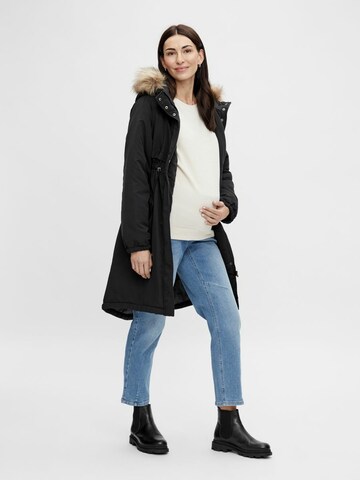 MAMALICIOUS Parka 'Jessa' in Schwarz