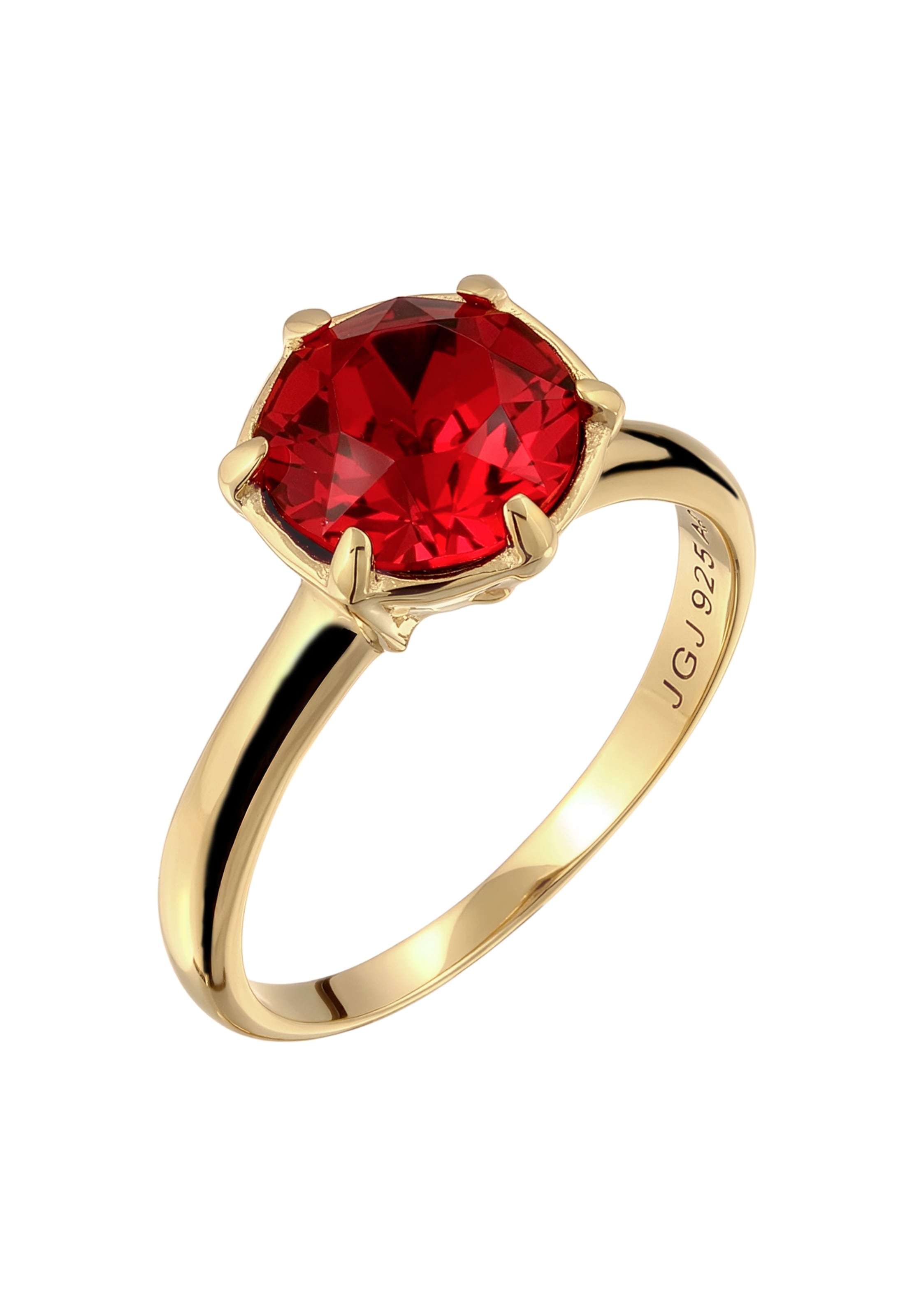 ELLI Ring in Rot: Vorderseite