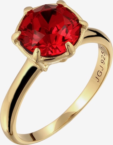 Bague ELLI en rouge : devant