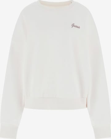 GUESS Sweatshirt in Weiß: Vorderseite