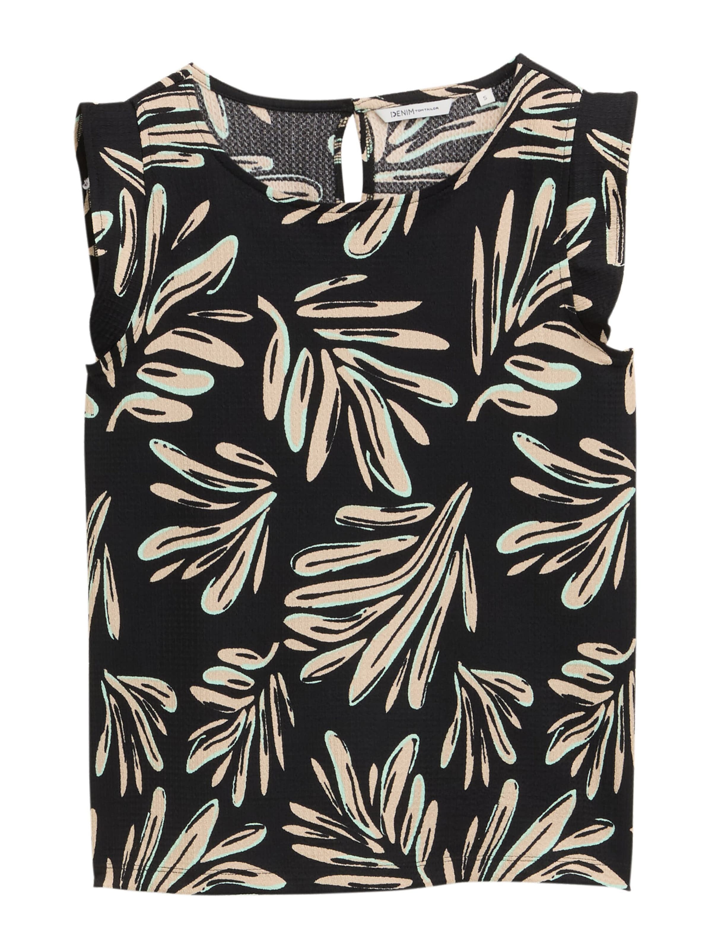 Camicia da donna di TOM TAILOR DENIM in nero: frontale