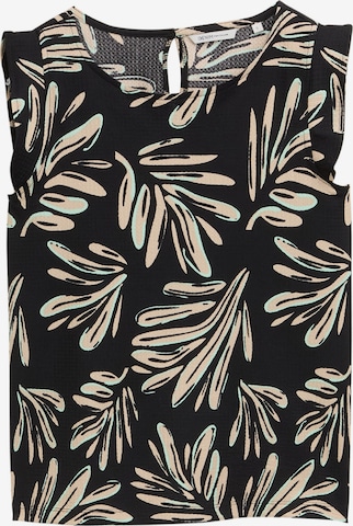TOM TAILOR DENIM Top in Schwarz: Vorderseite