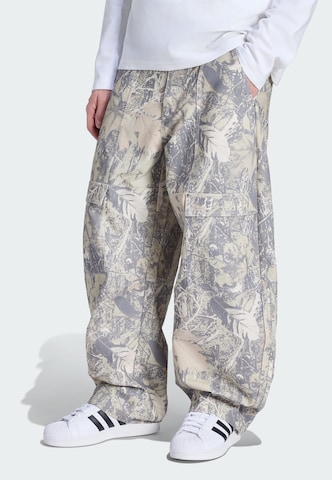 ADIDAS ORIGINALS - Loosefit Pantalón cargo en gris: frente