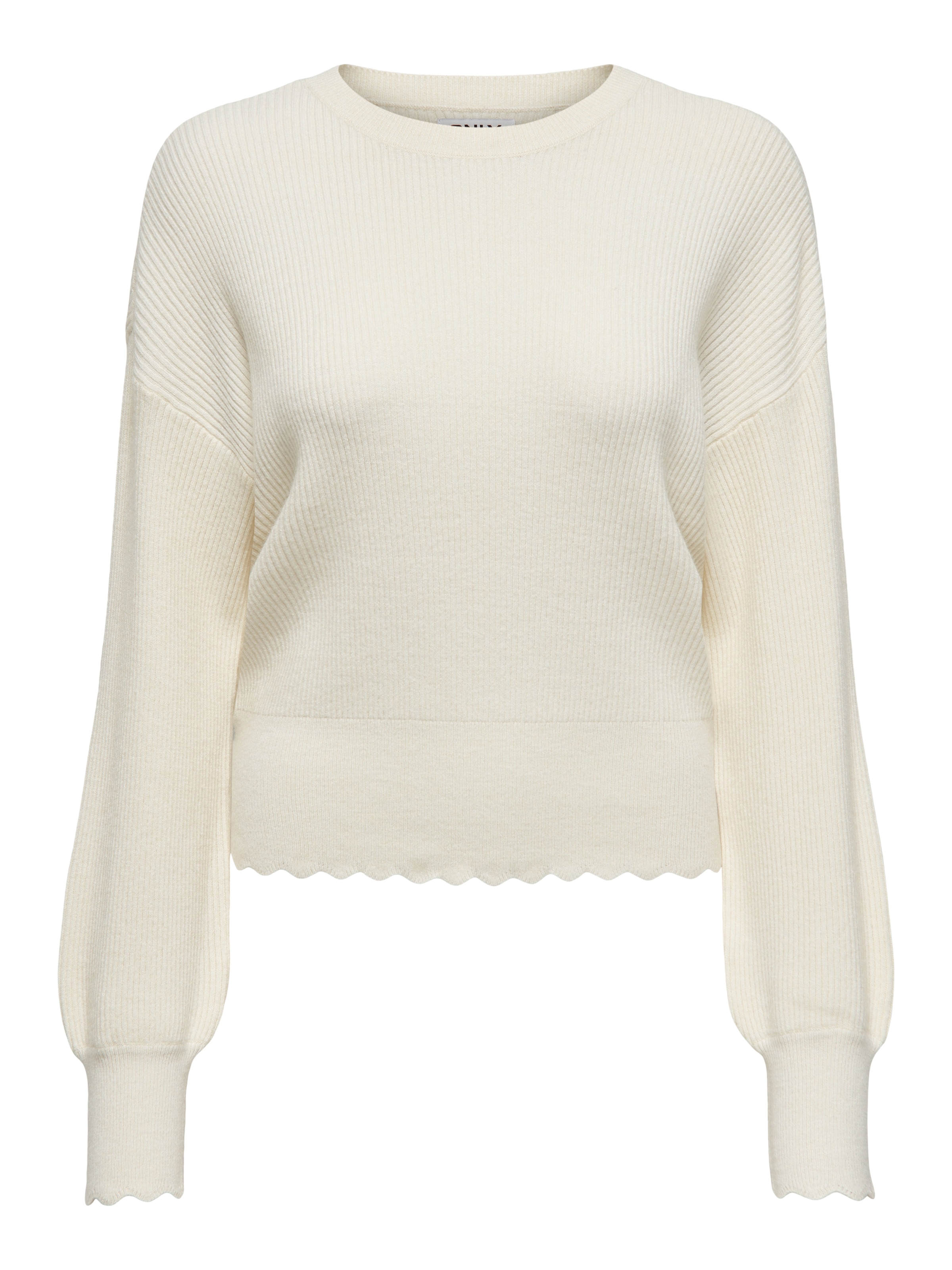 ONLY Kampsun 'ONLIbi', värv beež: eest vaates