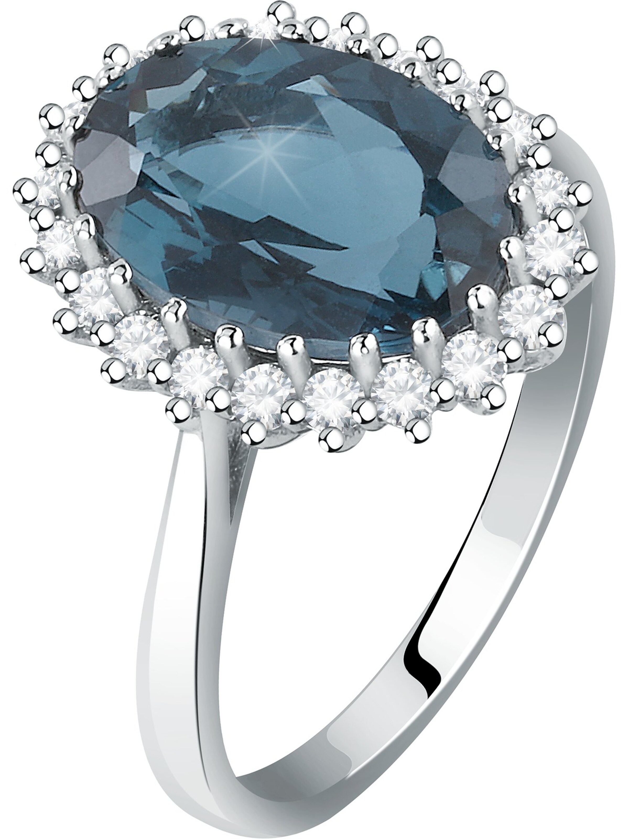 CHRIST Ring in Weiß: Vorderseite