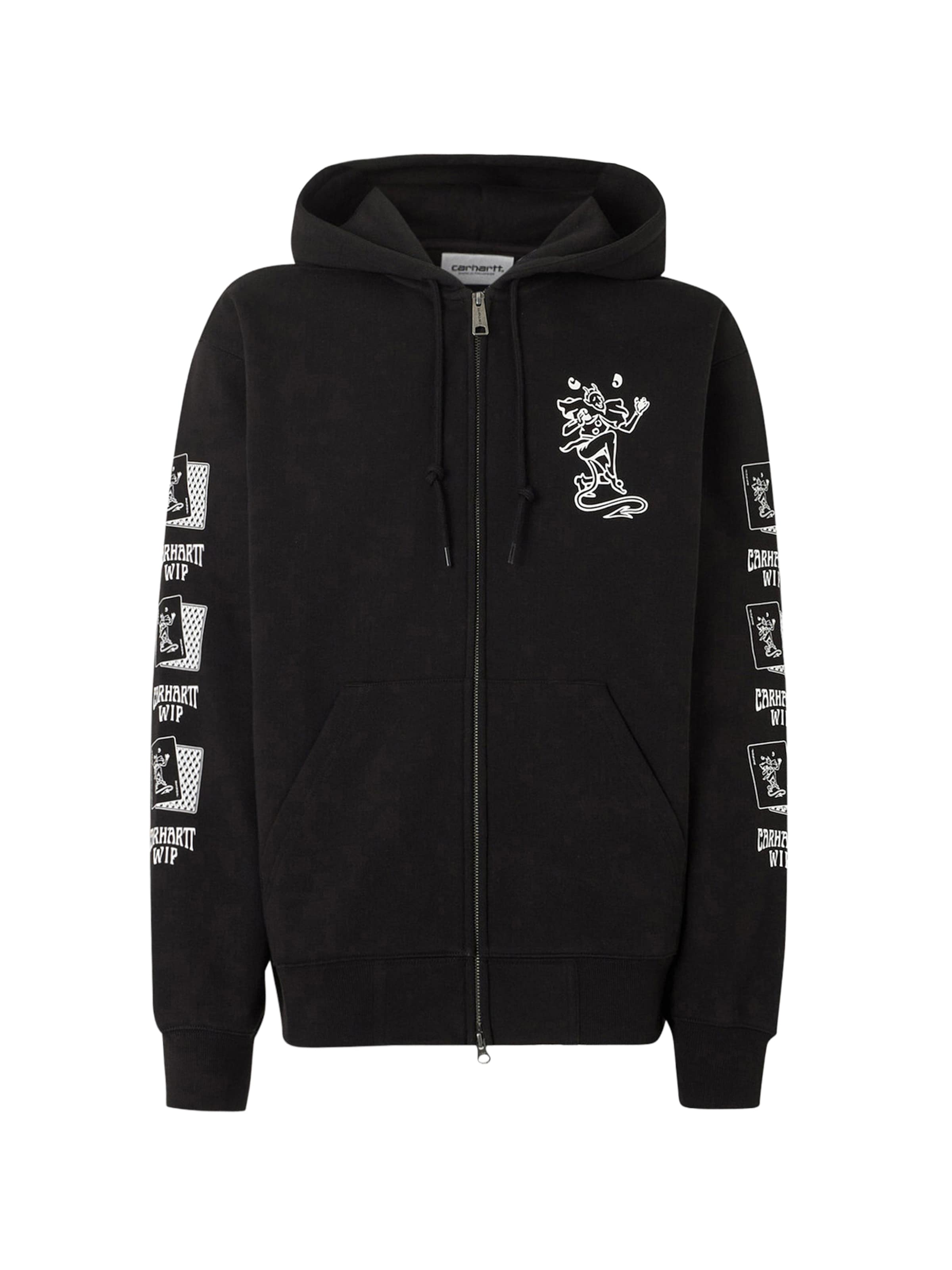 Carhartt WIP Mikina – černá: přední strana